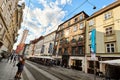 Herrengasse street full of people in City Graz Steiermark