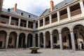 Herrerian style courtyard of the Alcazar of Segovia, Spain