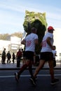 Herri Krosa Bilbao 2023 amateur race with Puppy in Guggenheim Museum.