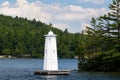 Herrick Cove Light on Lake Sunapee in new Hampshire