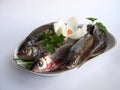 Herring on a plate