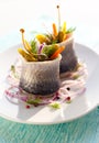 Herring rolls Royalty Free Stock Photo