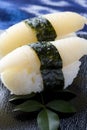 Herring row sushi Royalty Free Stock Photo