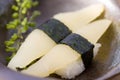 Herring row sushi Royalty Free Stock Photo