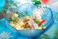 Herring salad with apple and potato Royalty Free Stock Photo