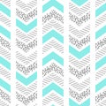 Herringbone abstract seamless pattern in memphis style.