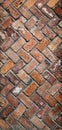 Herringbone brick pattern