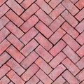 Herringbone Brick Paver Floor Seamless Texture Repeating Pattern