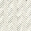 Herringbone mosaic porcelain tile texture in off white Royalty Free Stock Photo