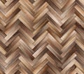 Herringbone natural parquet seamless floor texture Royalty Free Stock Photo