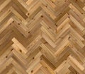 Herringbone natural parquet seamless floor texture Royalty Free Stock Photo