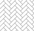 Herringbone pattern for laying subway and laminate tiles. Seamless geometric background for interior design. Royalty Free Stock Photo