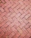 Herringbone Street Royalty Free Stock Photo