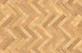 Herringbone wooden parquet - Texture and background top view Royalty Free Stock Photo