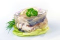 Herrings in aspic