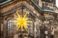 Herrnhut star in Dresden Royalty Free Stock Photo