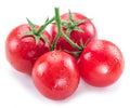 ÃÂ¡herry tomato with water drops. White background