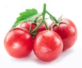 ÃÂ¡herry tomato with water drops. White background