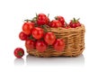 ÃÂ¡herry tomatoes isolated in a basket