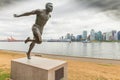 Herry wiston jerome statue vancouver west canada Royalty Free Stock Photo