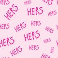 HERS repeatable seamless pattern