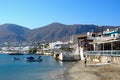 Hersonissos beach and town, Crete.