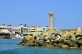 Hersonissos harbour lighthouse