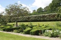 Herstmonceux Castle garden Royalty Free Stock Photo