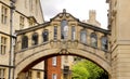 Hertford Bridge in Oxford Connecting Two parts of Hertford College Royalty Free Stock Photo