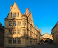 Hertford Bridge, popularly landmark in Oxford Royalty Free Stock Photo