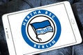 Hertha BSC berlin football club logo Royalty Free Stock Photo