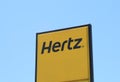 Hertz car rental company Royalty Free Stock Photo