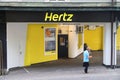 Hertz car rental company Royalty Free Stock Photo