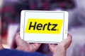 Hertz car rental logo Royalty Free Stock Photo