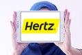 Hertz car rental logo Royalty Free Stock Photo