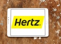 Hertz car rental logo Royalty Free Stock Photo