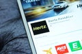 Hertz car rental mobile app