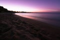 Hervey Bay Beach Sunset Royalty Free Stock Photo