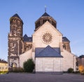 Herz-Jesu Church in Aachen, Germany at night