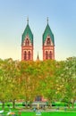 The Herz-Jesu or the Sacred Heart of Jesus church in Freiburg im Breisgau, Germany Royalty Free Stock Photo