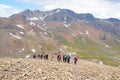 Hesarchal and mount Alamkuh, trekking in Alborz mountains , Iran