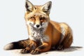 Beautiful animal style art pieces Charming Fox Art Drawing illustrations