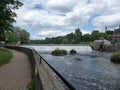 Hespeler Falls in Hespeler, Ontario Royalty Free Stock Photo