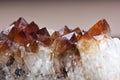 Hessonite or Cinnamon Stone Royalty Free Stock Photo