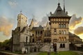 Het Steen, medieval fortress in the old city centre of Antwerp, Belgium. Royalty Free Stock Photo