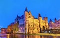 Het Steen, a medieval fortress in Antwerp, Belgium