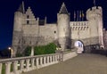 Het Steen at night, Antwerp, Belgium Royalty Free Stock Photo
