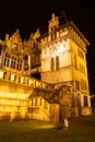 Het Steen - The Stone - in Antwerp at night Royalty Free Stock Photo
