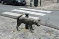 Het Zinneke Dog Landmark Brussels Bruxelles Belgium Belgians Europe Bronze Statue Sculpture Travel Holiday Fujifilm Unfiltered