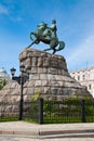 Hetman Bogdan Khmelnitsky statue in Kiev, Ukraine Royalty Free Stock Photo